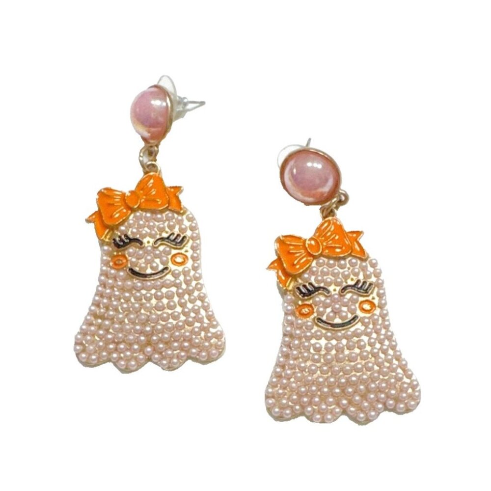 NEW!! Ghost Pierced Earrings Halloween